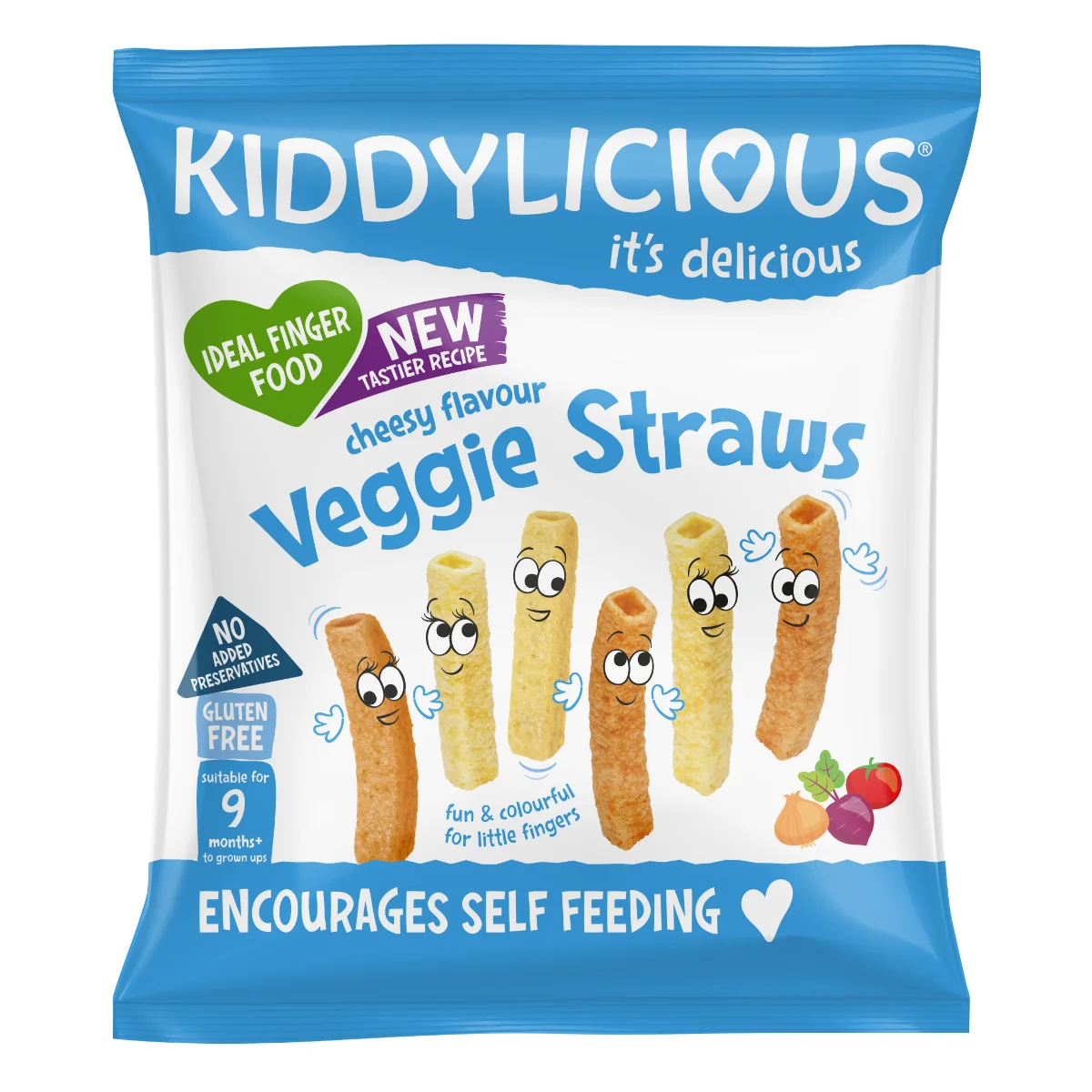 Sticksuri din legume cu aroma de branza, 12g, Kiddylicious