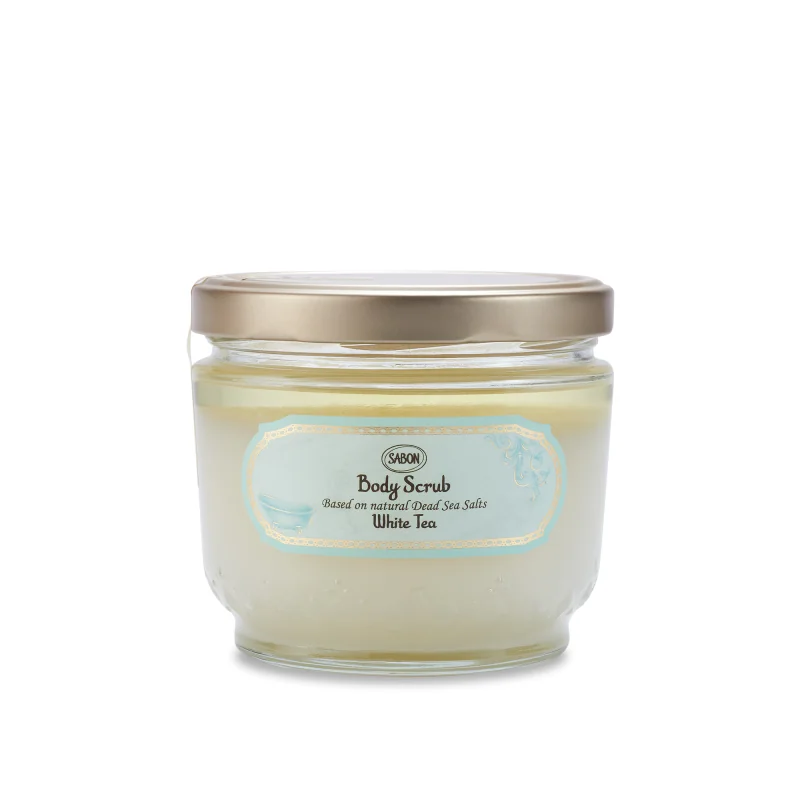 Exfoliant pentru corp White Tea, 600g, Sabon