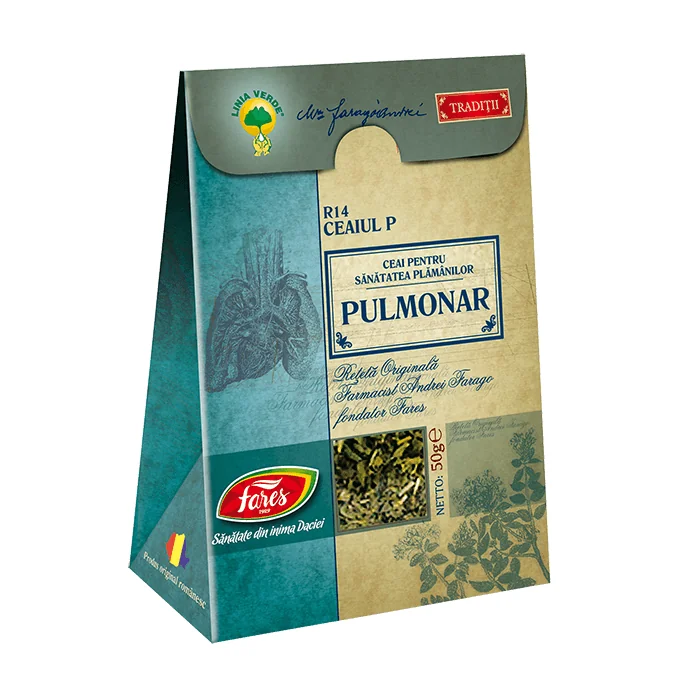 Ceai Pulmonar R14, 50g, Fares