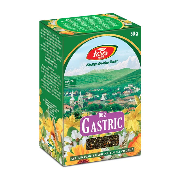 Ceai Gastric D62, 50g, Fares