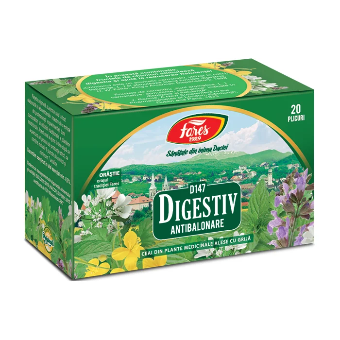 Ceai Digestiv, 20 Plicuri, Fares