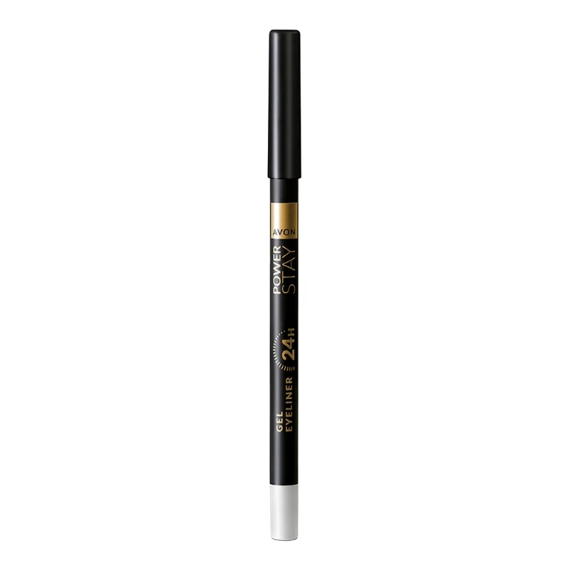 Creion gel pentru contur ochi Power Stay 24h Silver Shimmer, 1.2g, Avon