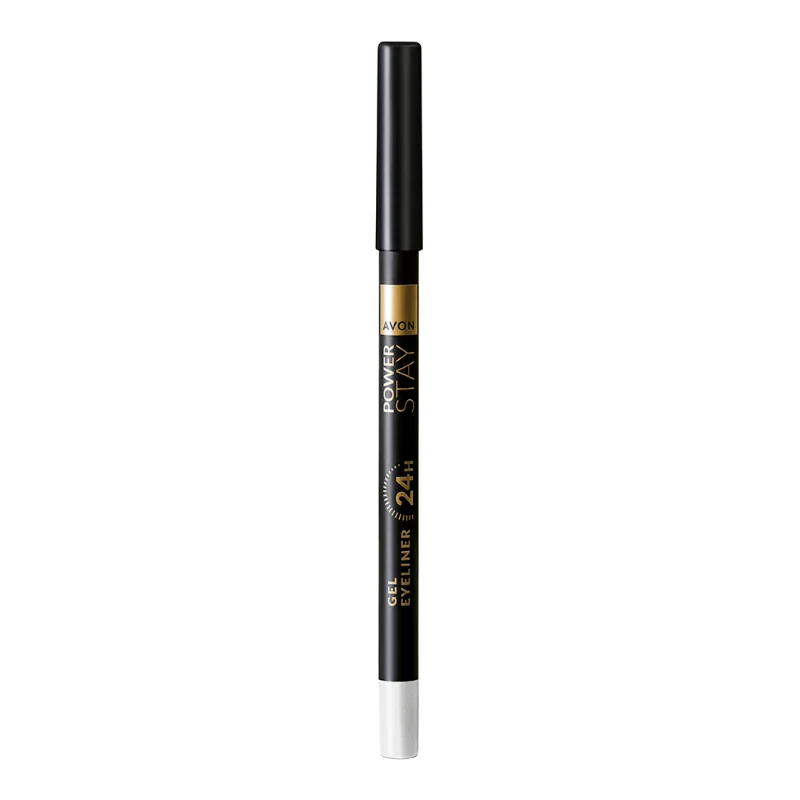 Creion gel pentru contur ochi Power Stay 24h White, 1.2g, Avon