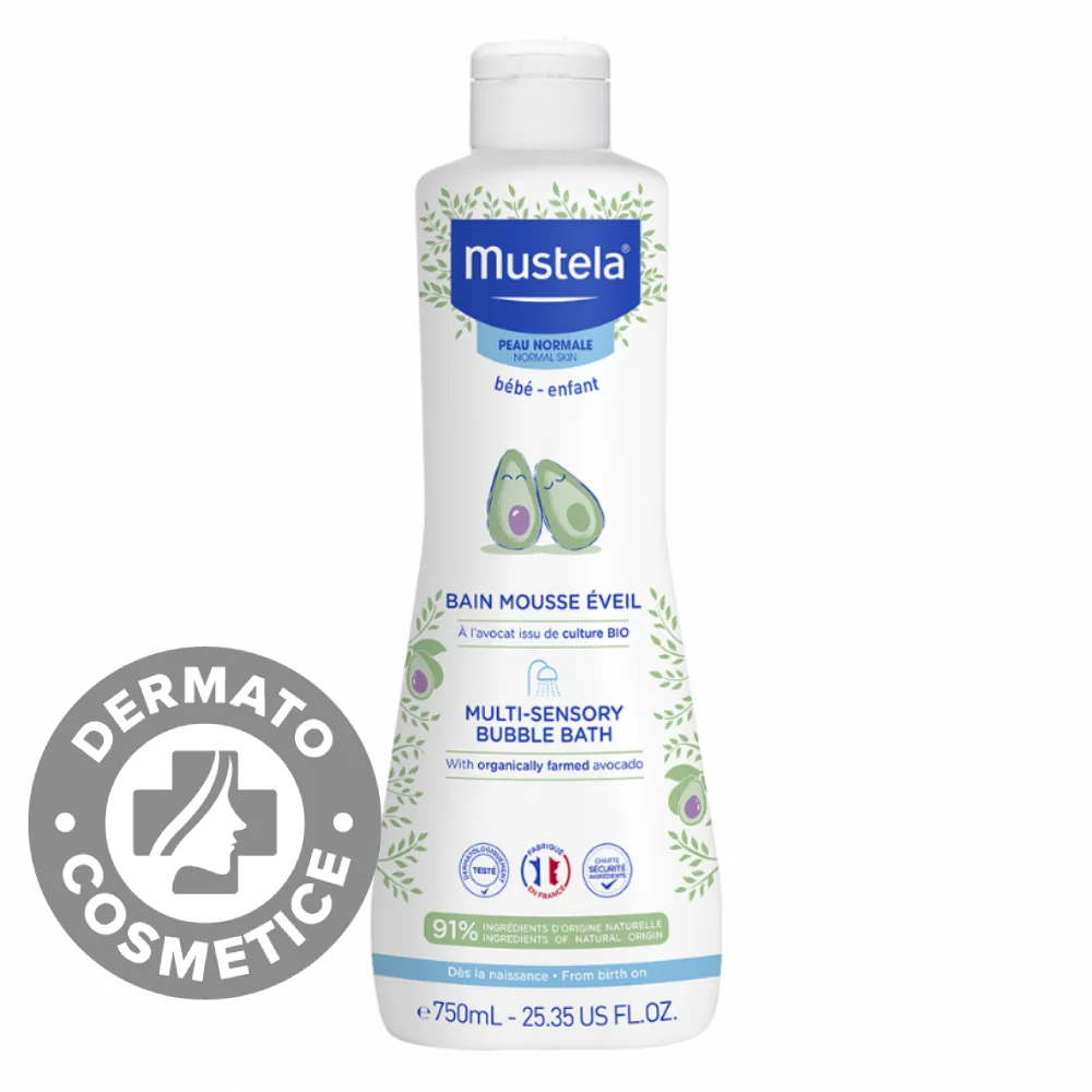 Spuma De Baie Multi-Senzoriala, 750ml, Mustela
