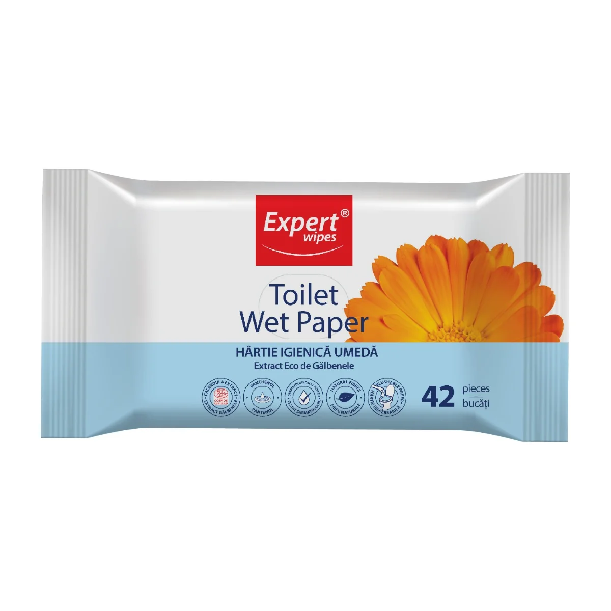 Servetele Hartie Igienica Umeda, 42 Bucati, Expert Wipes
