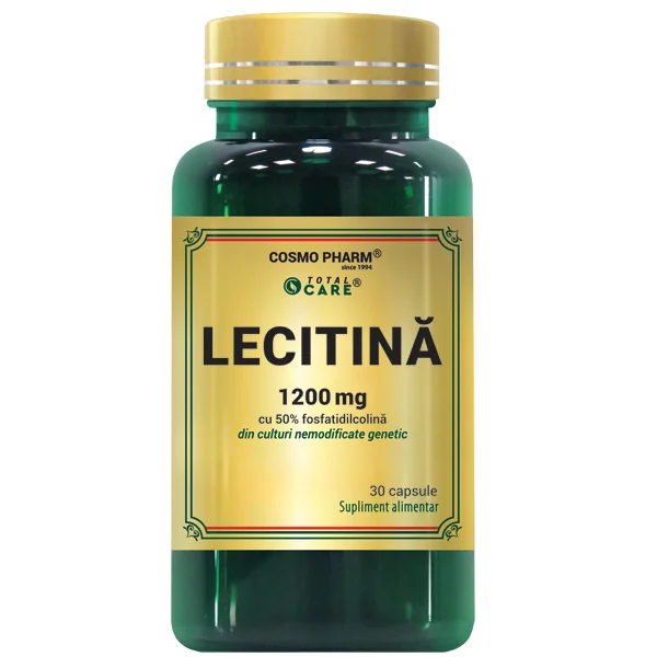 Lecitina 1200 mg, 30 Capsule, Cosmopharm