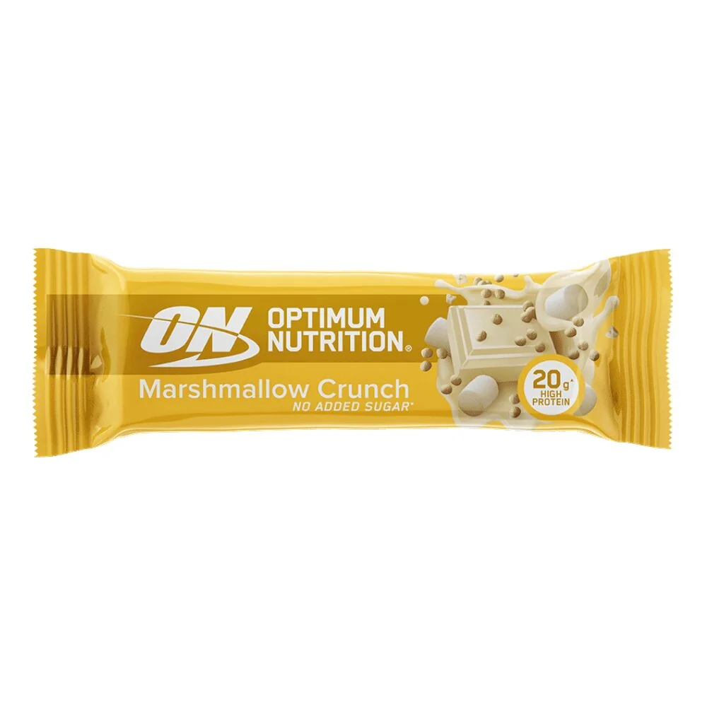 Baton proteic On Marshmallow Crunch, 65g, Optimum Nutrition