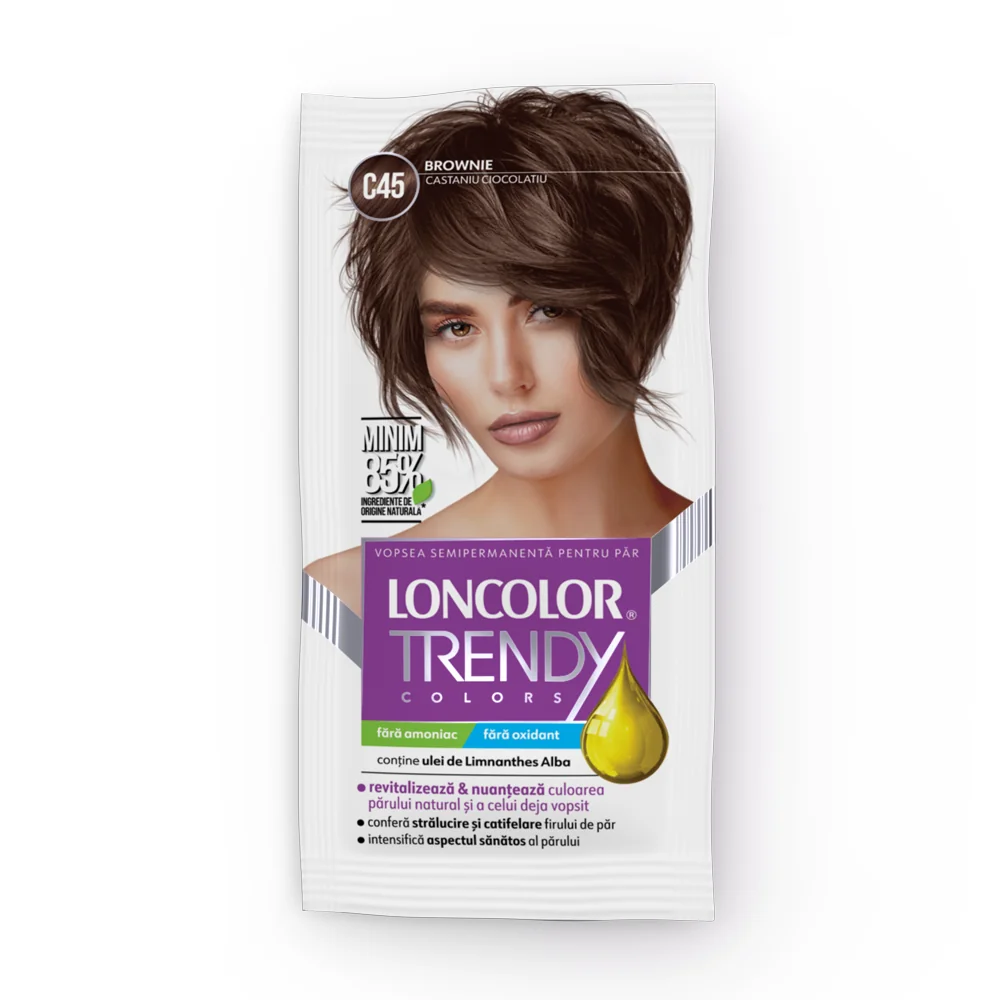 Vopsea de par semi-permanenta Trendy Colors C45, 50ml, Loncolor