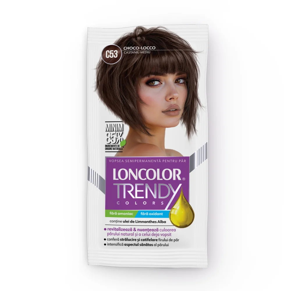 Vopsea de par semi-permanenta Trendy Colors C53, 50ml, Loncolor