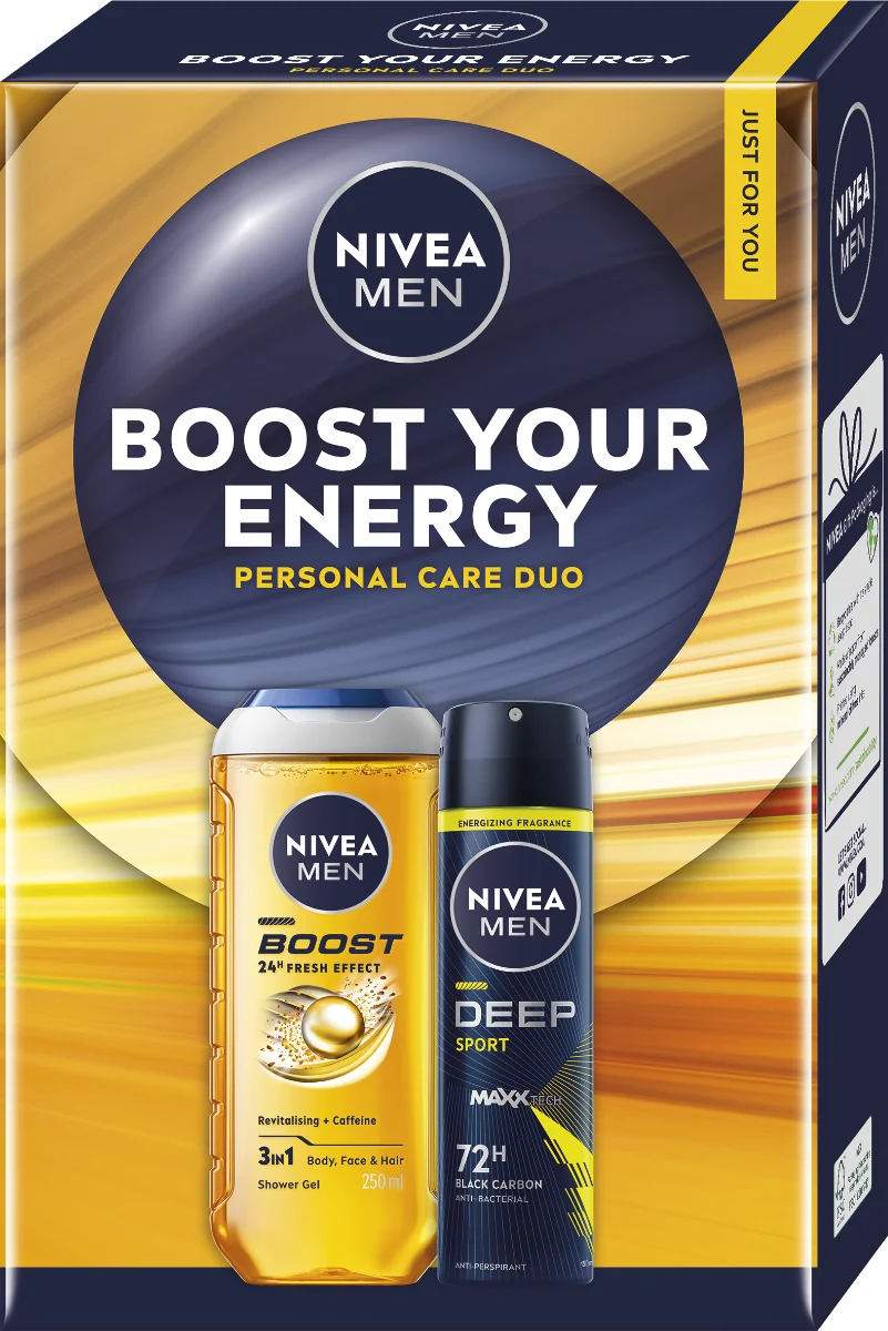 Set cadou Boost Your Energy, 1 bucata, Nivea