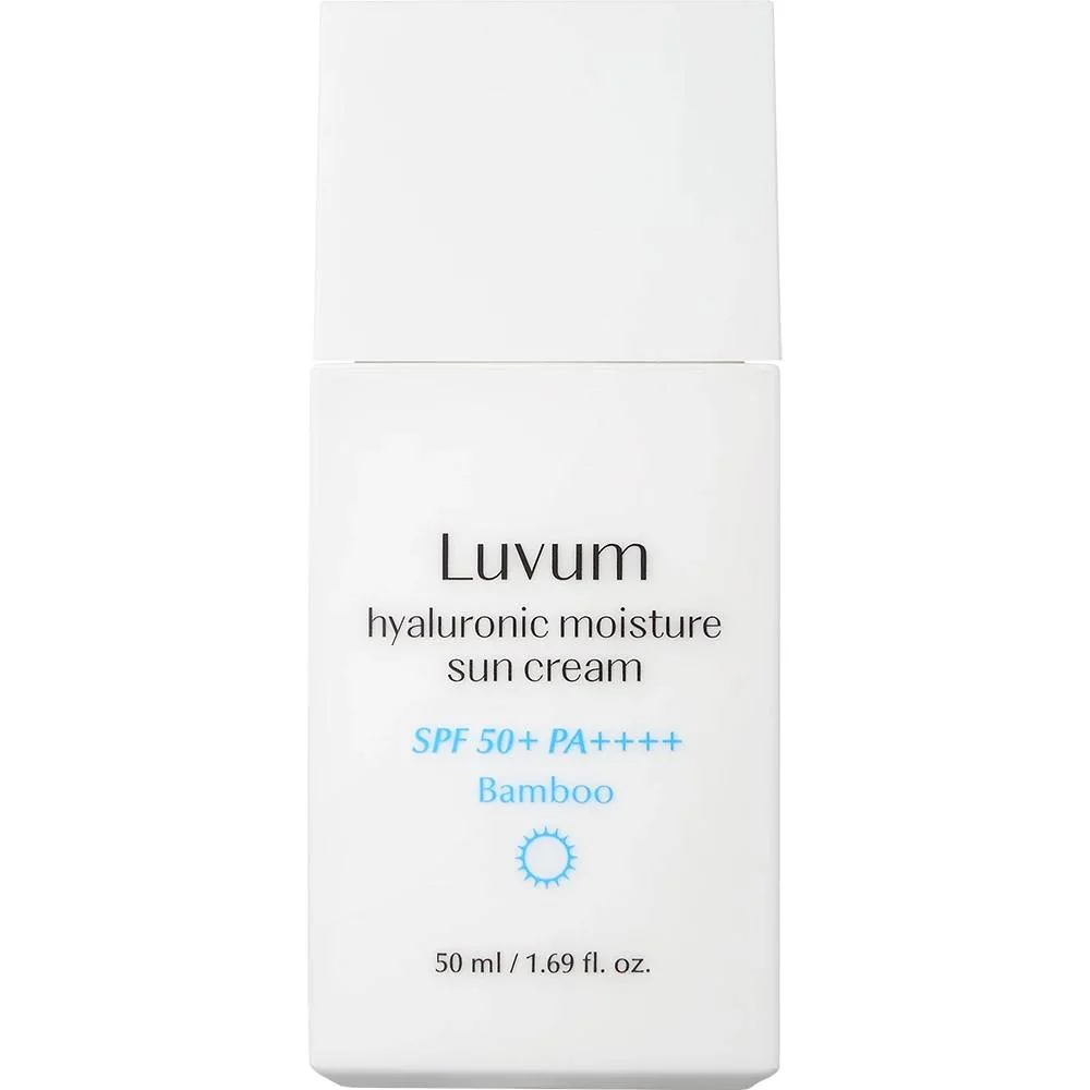 Masca pentru fata Bamboo Hyaluronic Moisture Suncream SPF 50+ PA++++, 50ml, Luvum