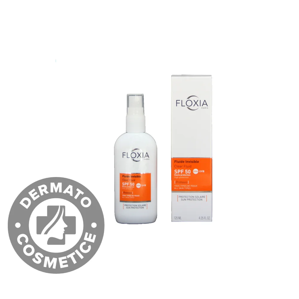 Fluid invizibil SPF50, 100ml, Floxia
