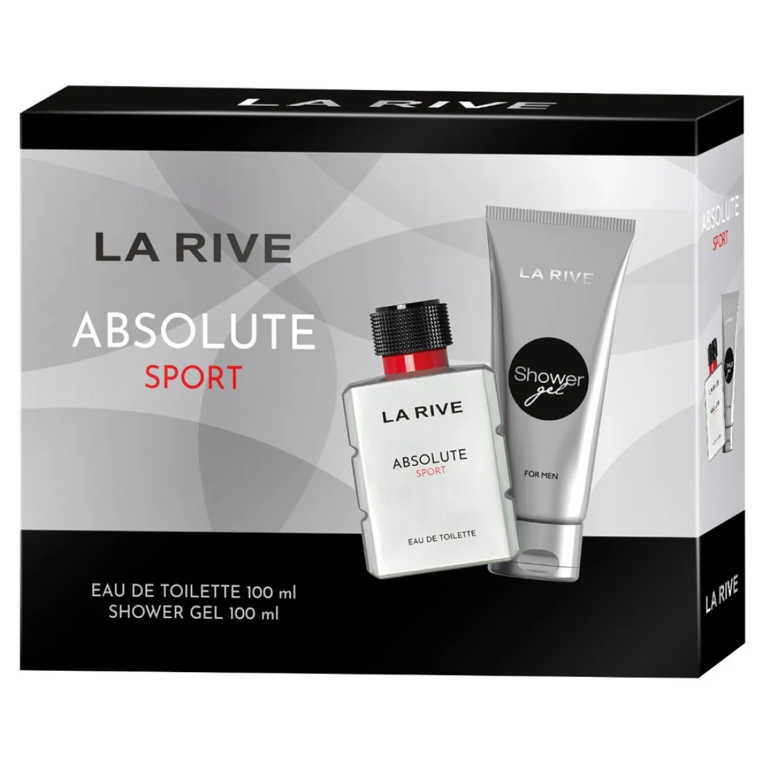 Pachet Absolute Sport Apa de toaleta 100ml + Gel de dus 100ml, La Rive