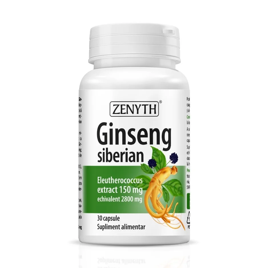 Ginseng Siberian, 30 Capsule, Zenyth