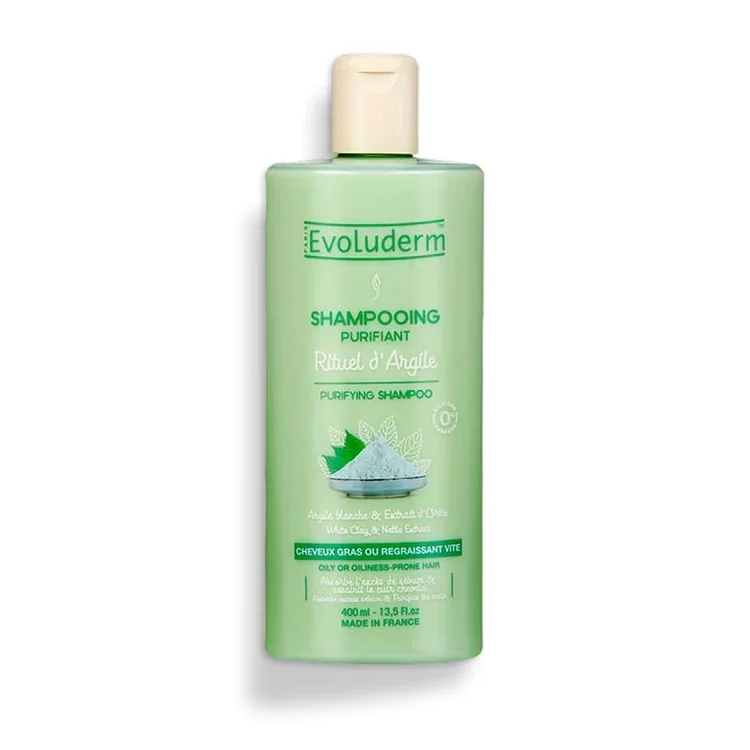 Sampon pentru par gras Rituel D'Argile, 400ml, Evoluderm