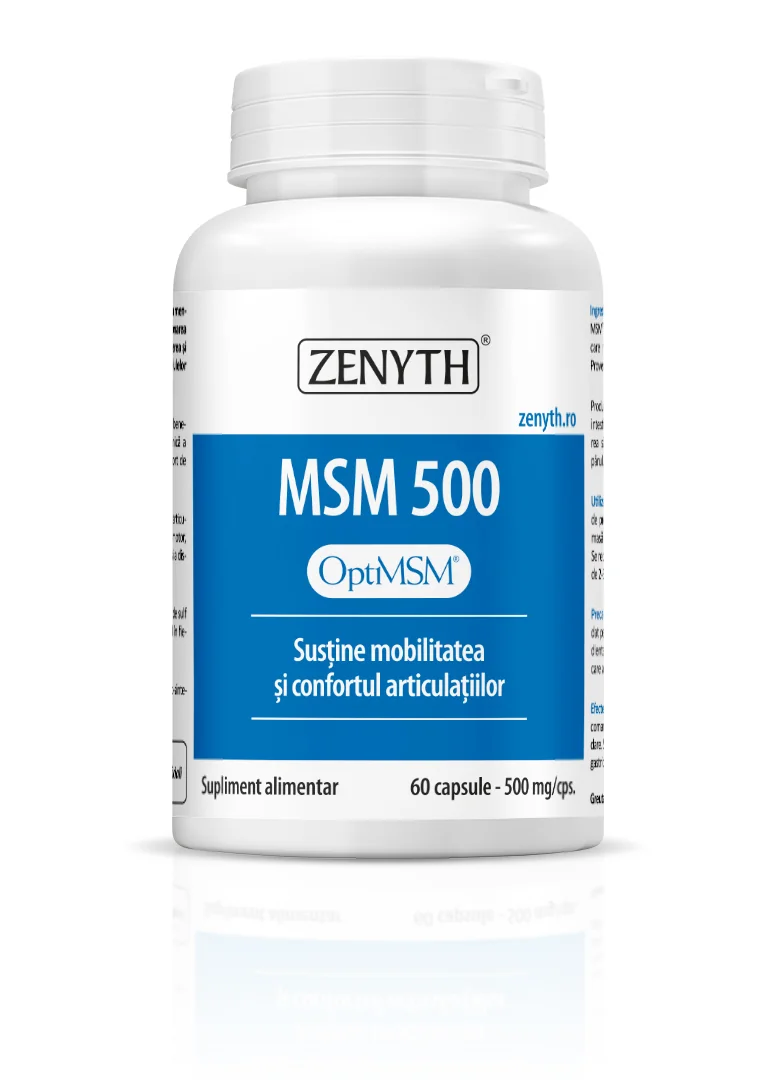 MSM 500mg, 60 Capsule, Zenyth