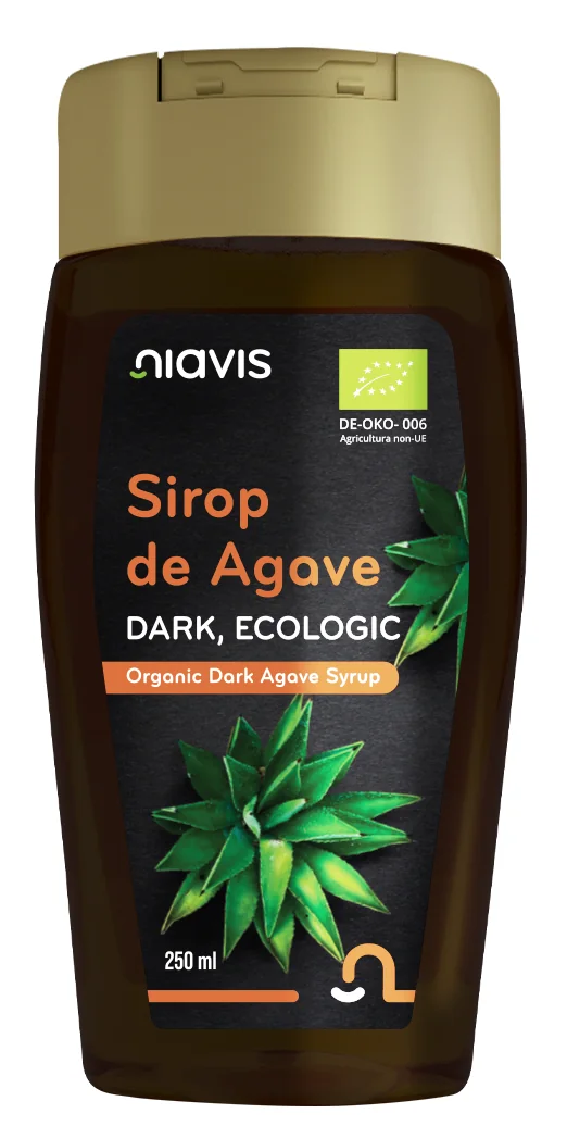 Sirop de agave dark Bio, 250ml, Niavis