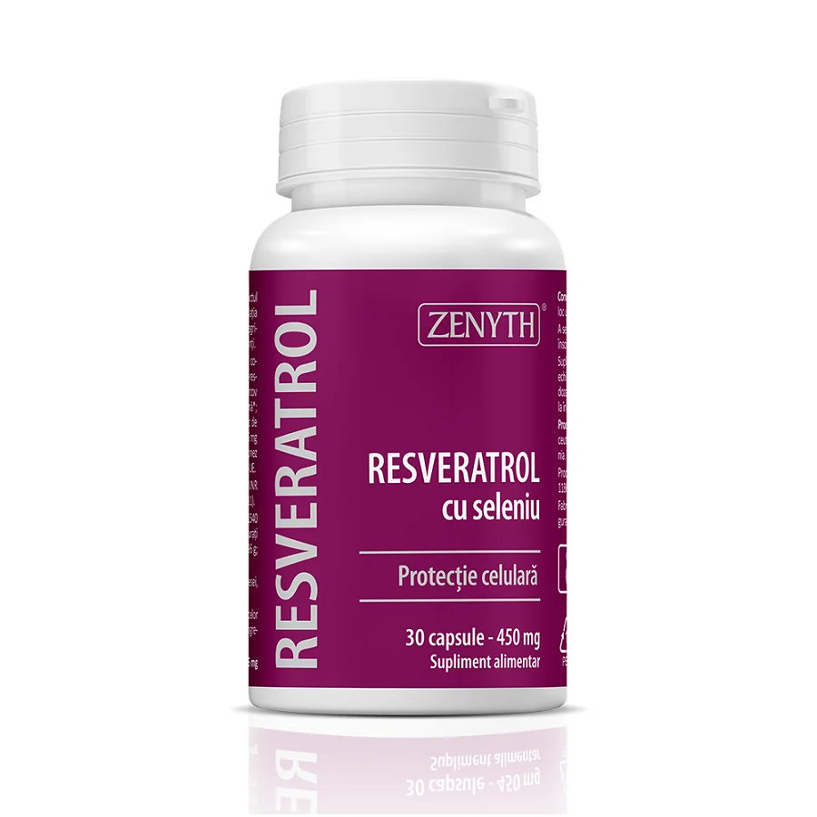 Resveratrol Cu Seleniu, 30 Capsule, Zenyth