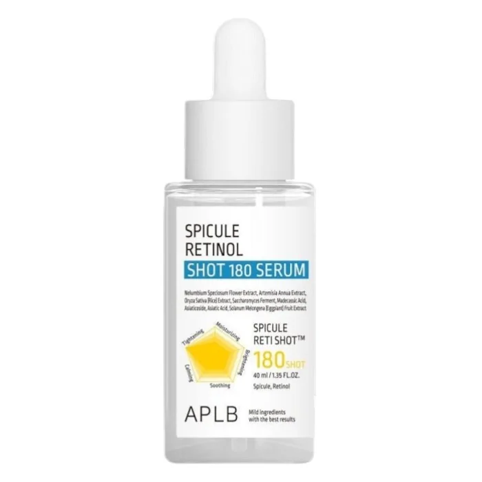 Ser facial cu Spicule Retinol Shot 180, 55ml, APLB