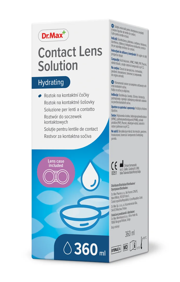 Dr. Max Solutie lentile de contact, 360ml