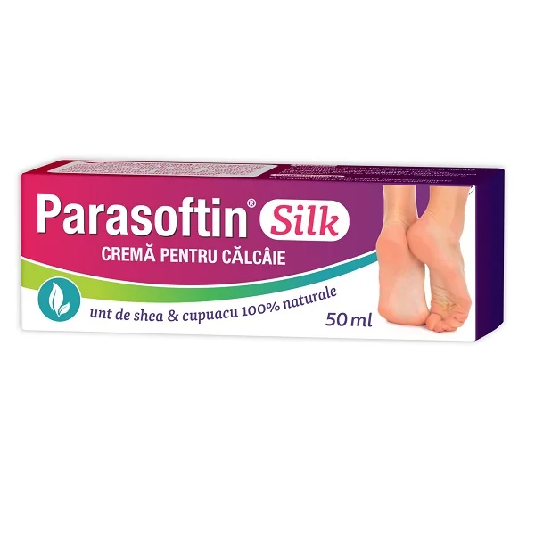 Crema Pentru Calcaie Silk Parasoftin, 50ml, Zdrovit