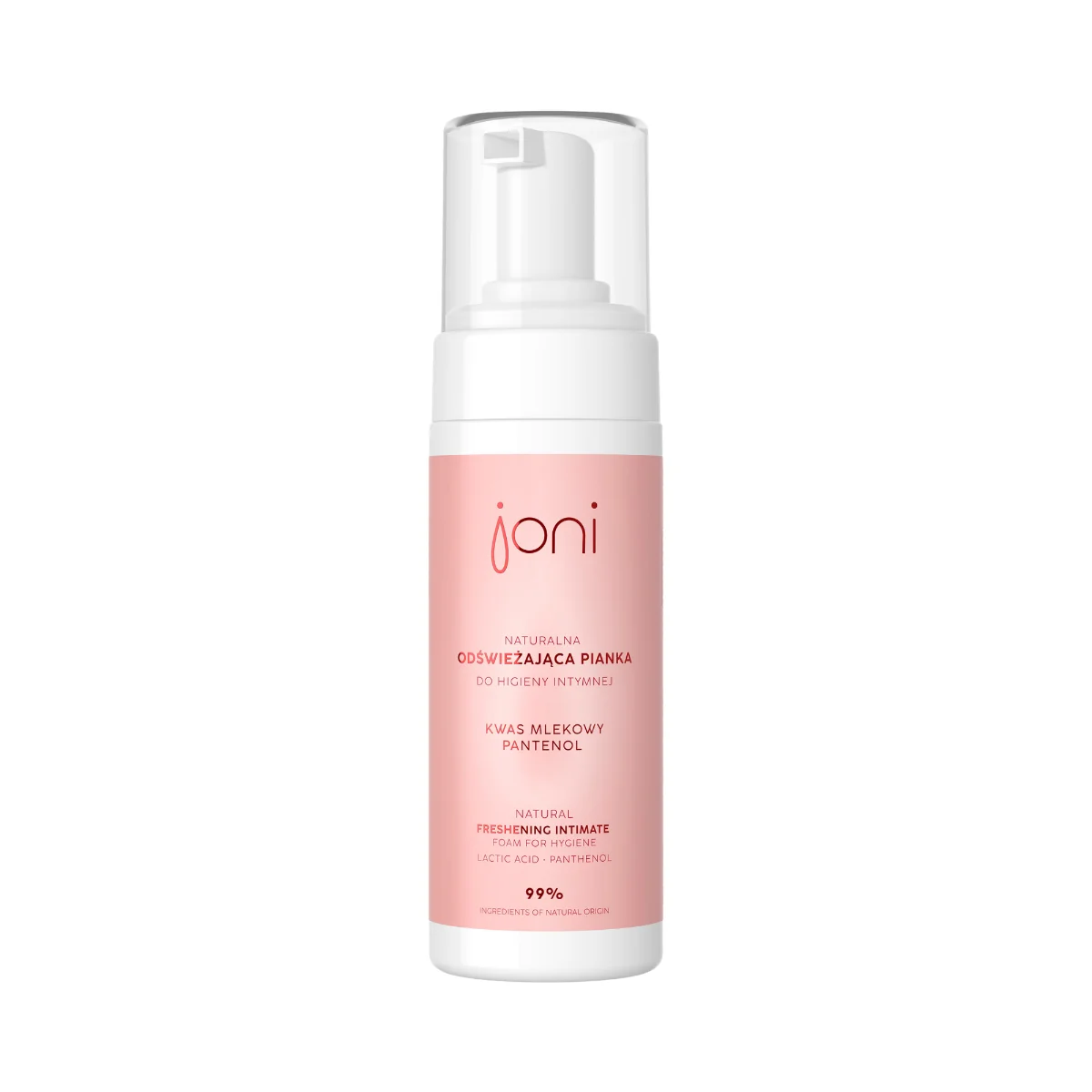 Spuma naturala de curatare revigoranta pentru igiena intima, 150ml, Joni