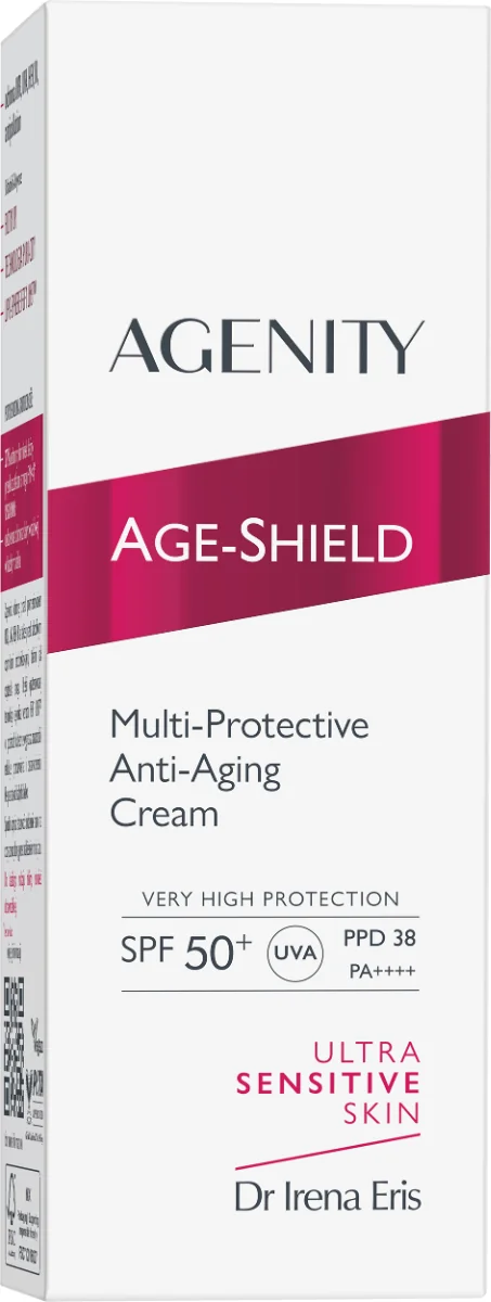 Crema anti-aging Age-Shield Multi-Protective SPF50+, 50ml, Agenity