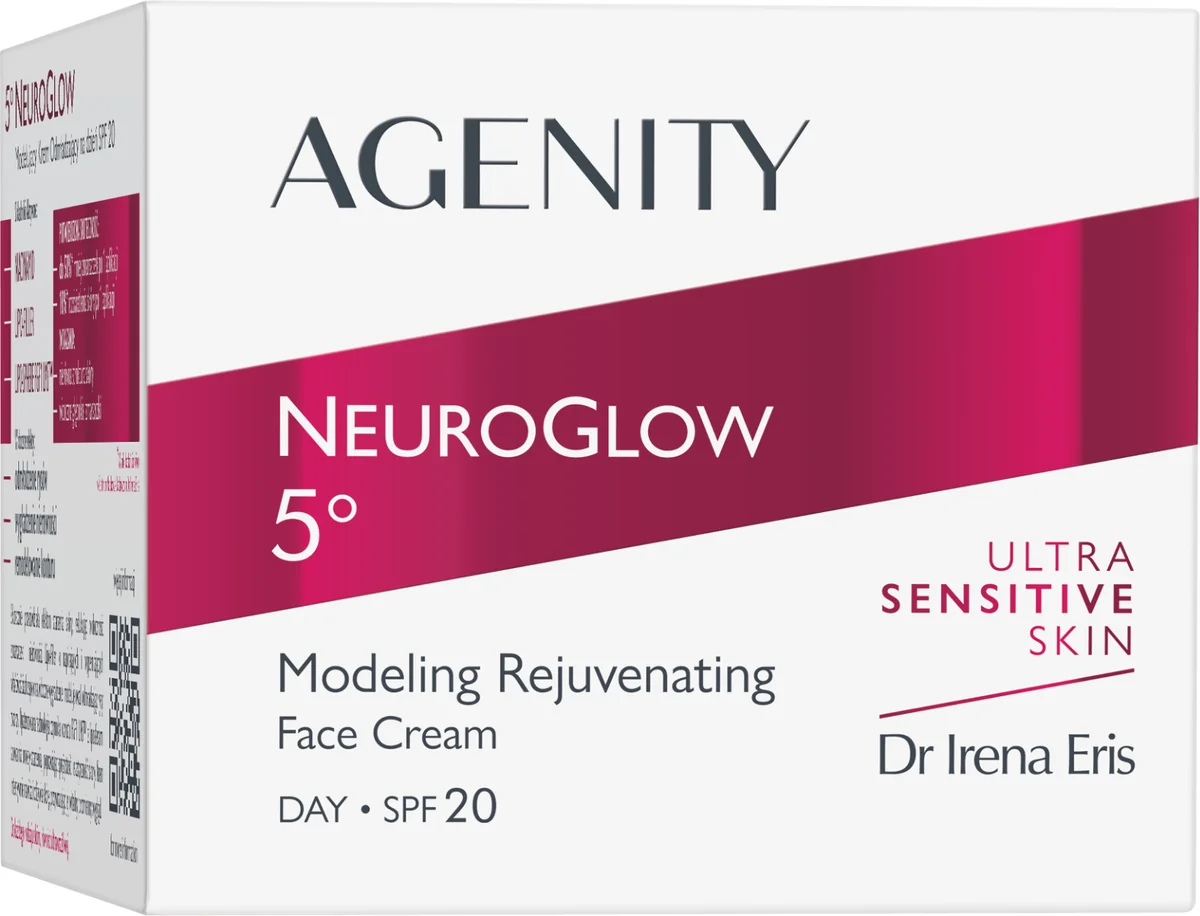 Crema de zi cu efect de rejuvenare si modelare NeuroGlow 5 SPF20, 50ml, Agenity