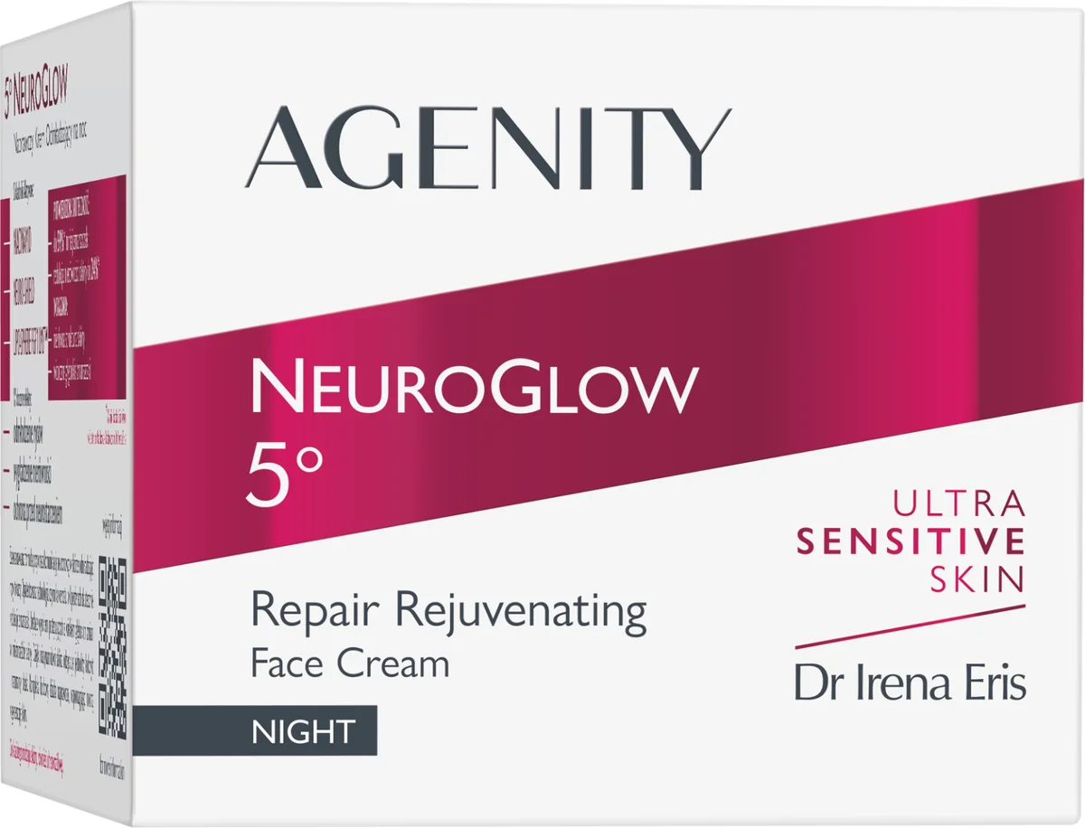 Crema de noapte cu efect de rejuvenare si reparare NeuroGlow 5, 50ml, Agenity