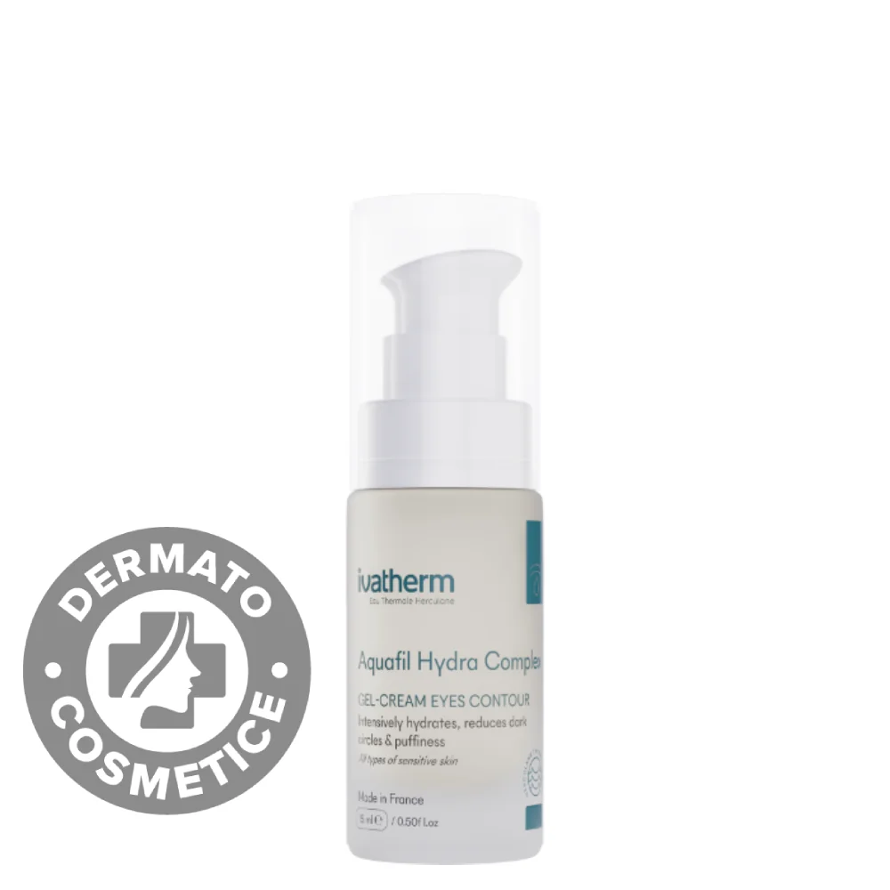 Gel-Crema Contur Ochi Aquafil Hydra Complex, 15ml, Ivatherm