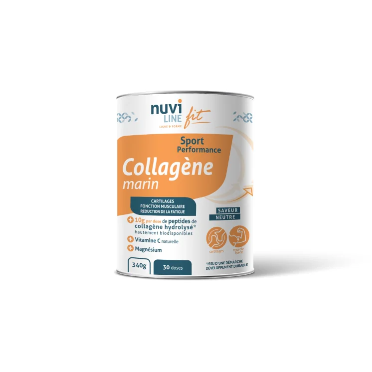 Colagen Marin Sport cu Magneziu si Vitamina C, 340g, Nuviline