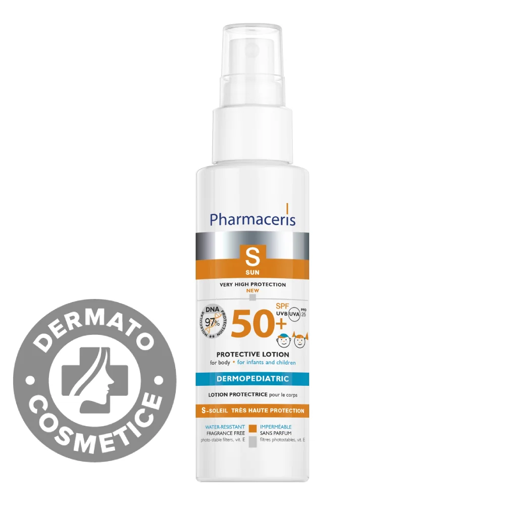 Spray cu protectie solara SPF50+ pentru copii S, 150ml, Pharmaceris