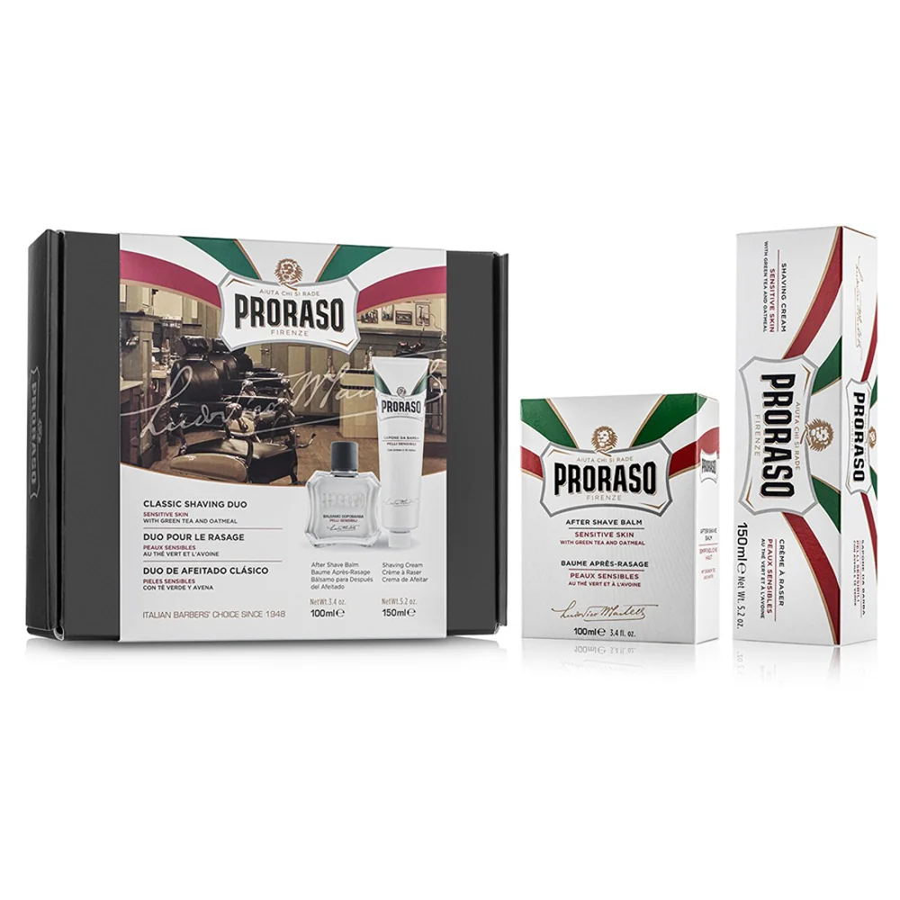 Set pentru barbierit shave duo pack sensitive, 1 bucata, Proraso