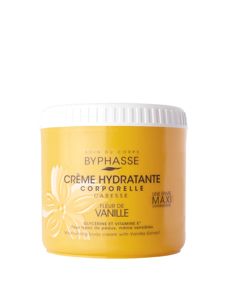 Crema de corp hidratanta cu extract de vanilie, 500ml, Byphasse