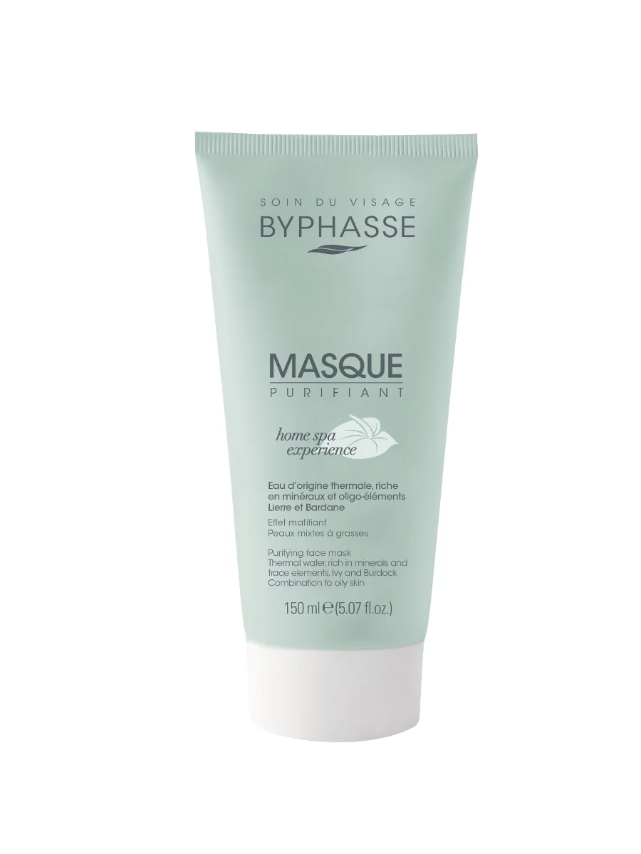 Masca purificatoare pentru ten mixt spre gras Home Spa, 150ml, Byphasse
