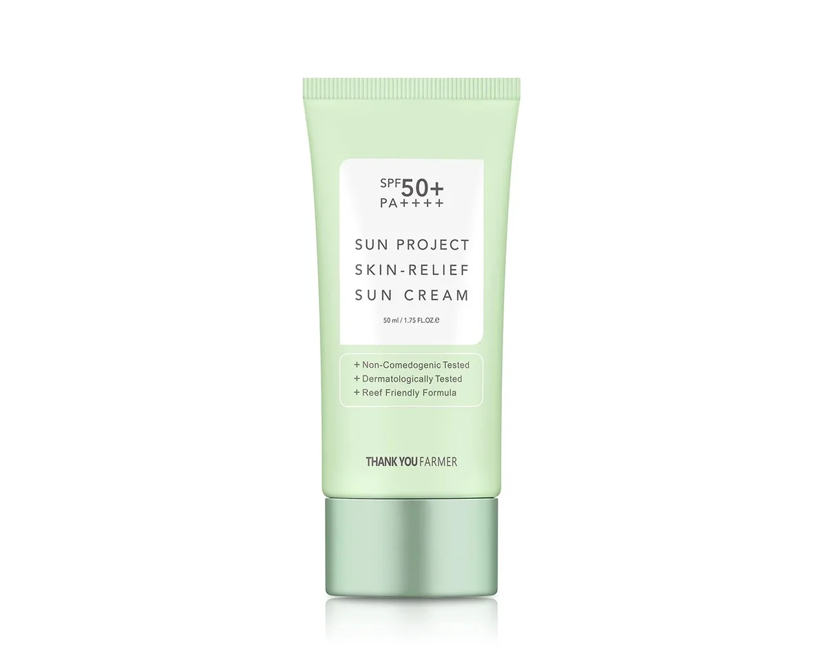 Crema de protectie solara Sun Project Skin Relief Sun Cream SPF50+ PA++++, 50ml, Thank You Farmer