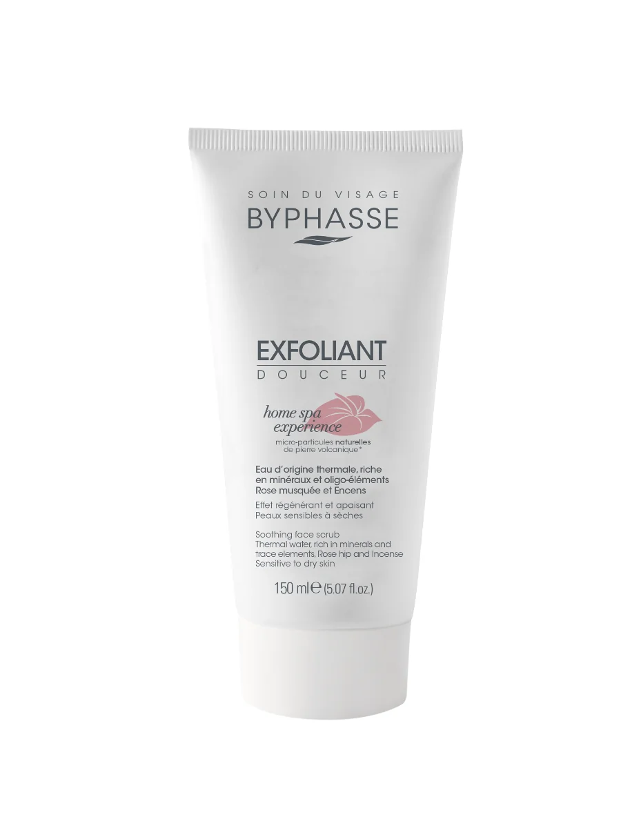Scrub calmant pentru ten sensibil spre uscat Home Spa, 150ml, Byphasse