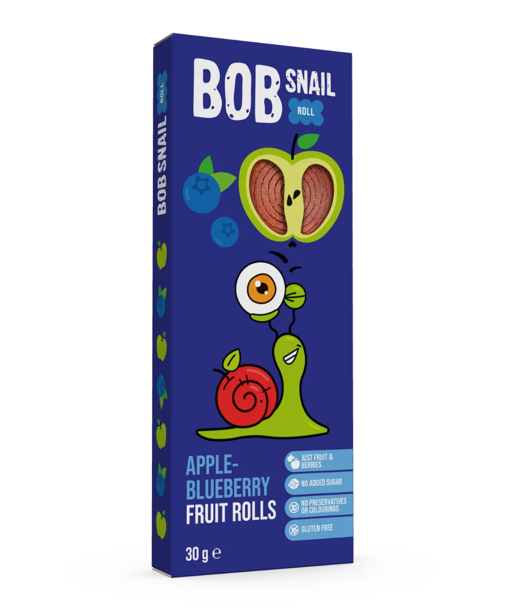 Rulou din mere si afine, 30g, Bob Snail