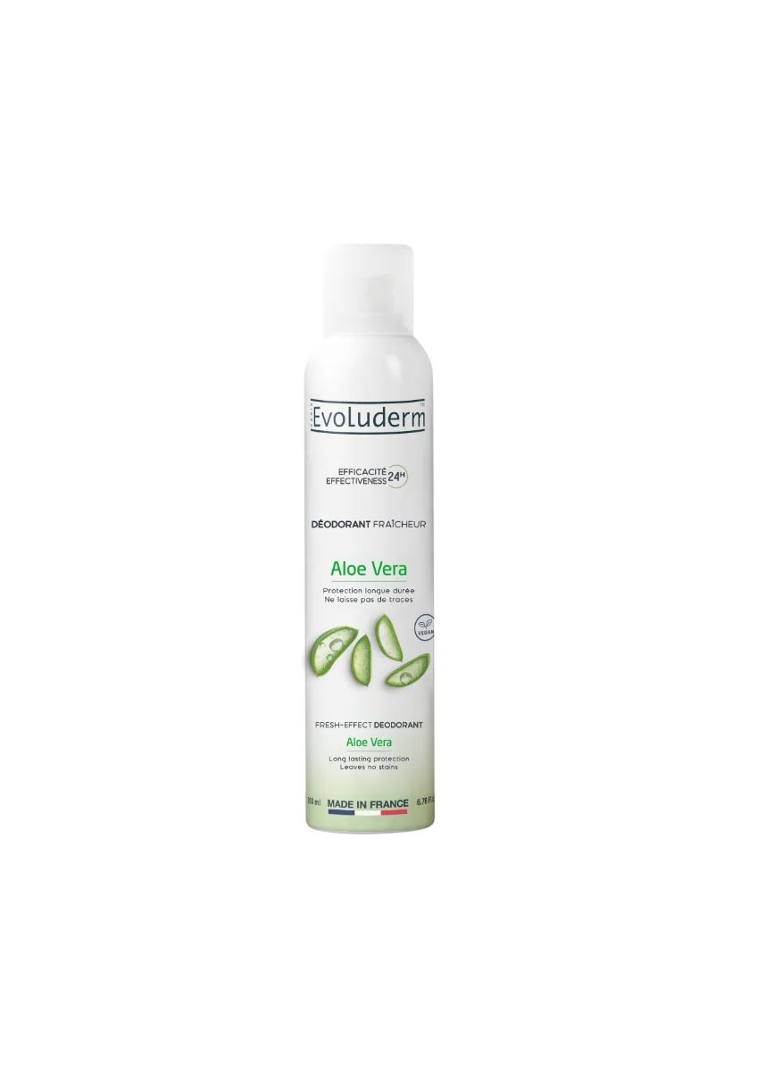Deodorant cu aloe vera 24H, 200ml, Evoluderm