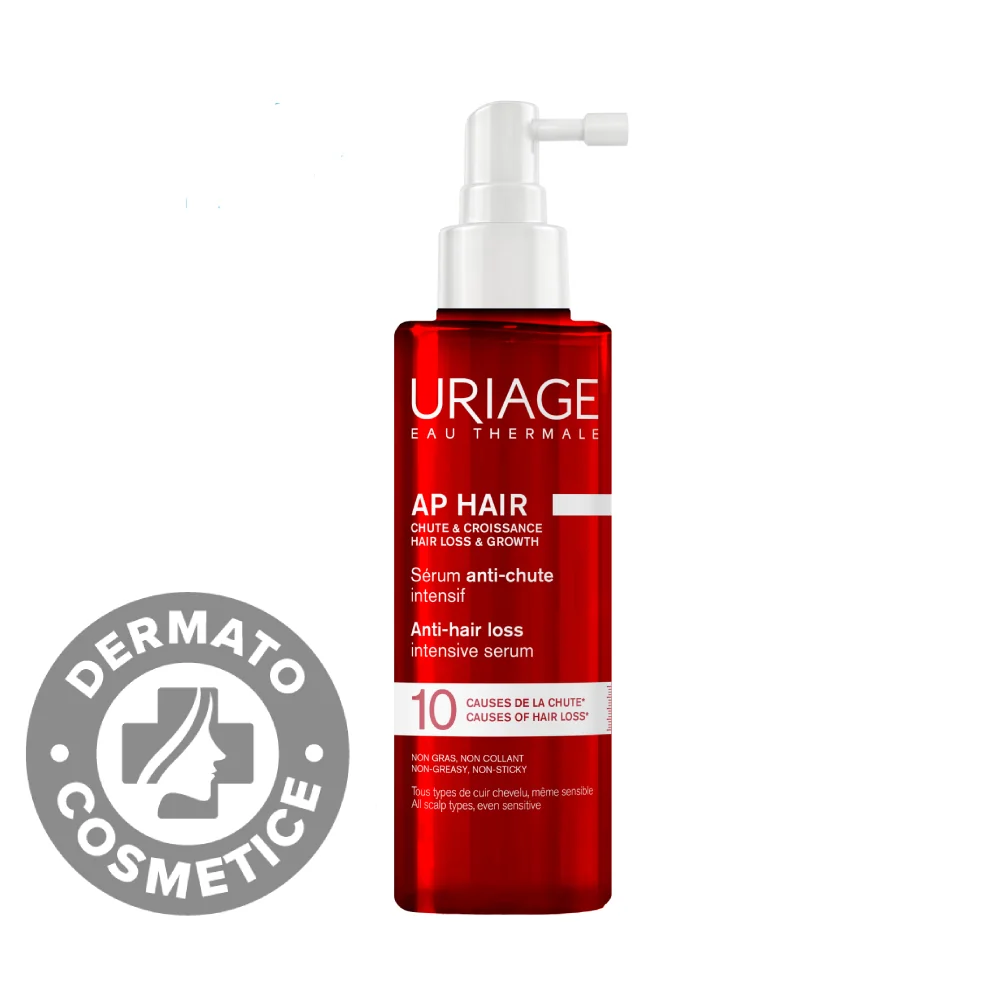 Ser intensiv impotriva caderii parului AP Hair, 100ml, Uriage