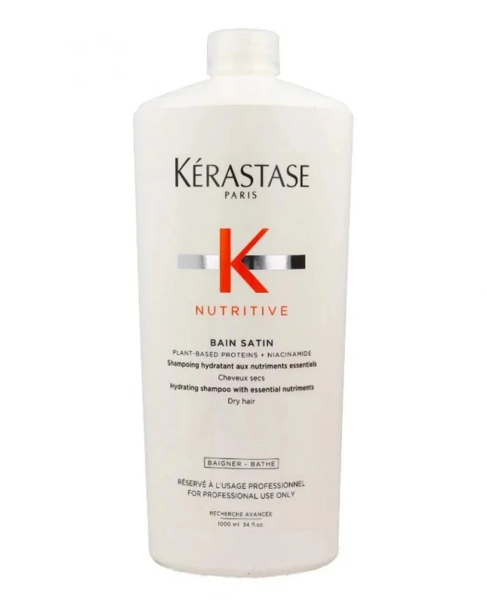 Sampon hidratant pentru parul uscat Nutritive Bain Satin, 1000ml, Kérastase