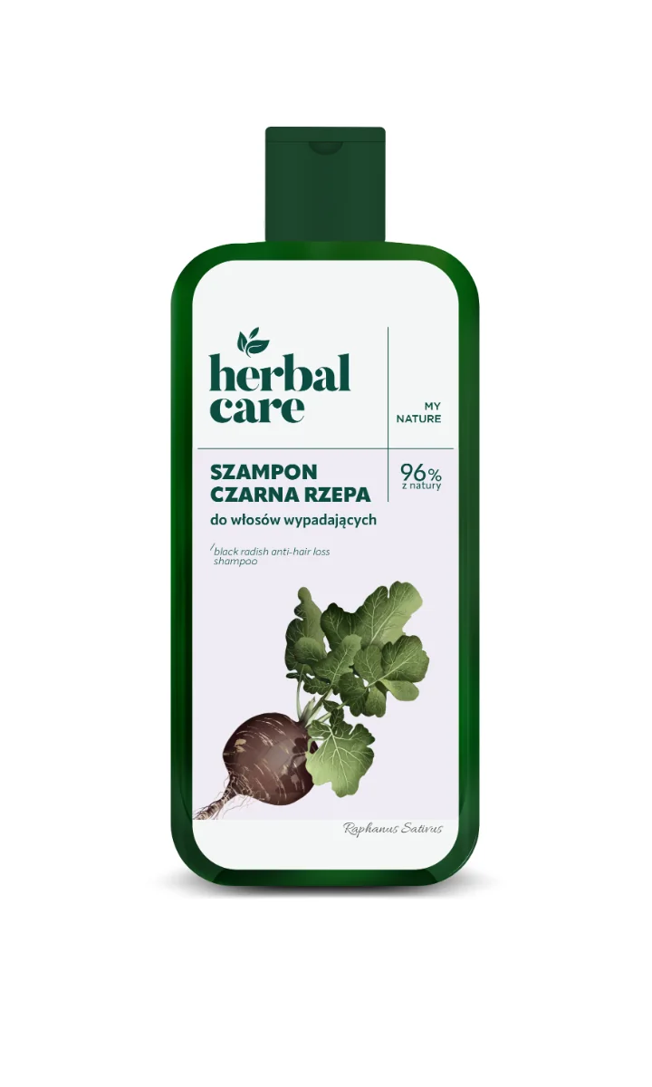 Sampon cu extract de ridiche neagra pentru par cu tendinta de cadere Herbal Care, 330ml, Farmona