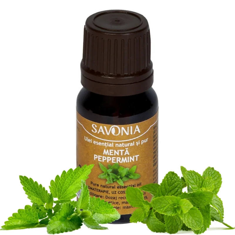 Ulei esential natural si pur Menta, 10ml, Savonia