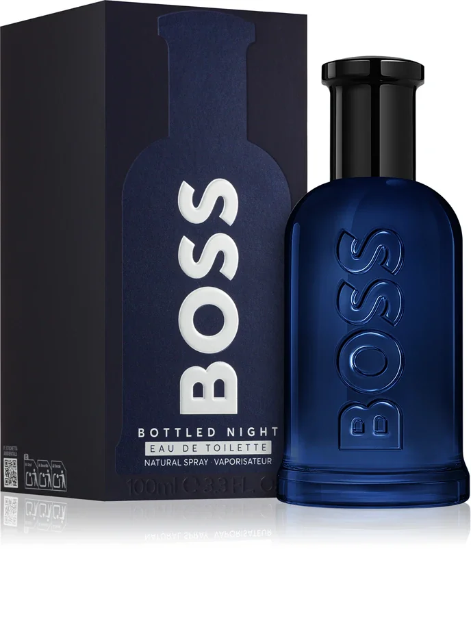 Apa de toaleta pentru barbati Bottled Night, 100ml, Hugo Boss