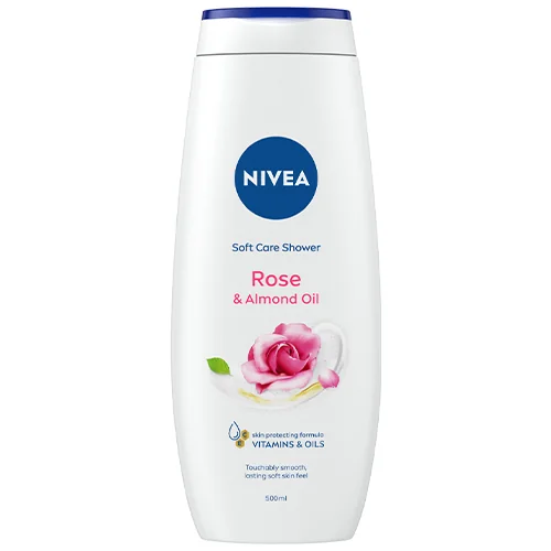 Gel de dus Rose & Almond Oil, 500ml, Nivea