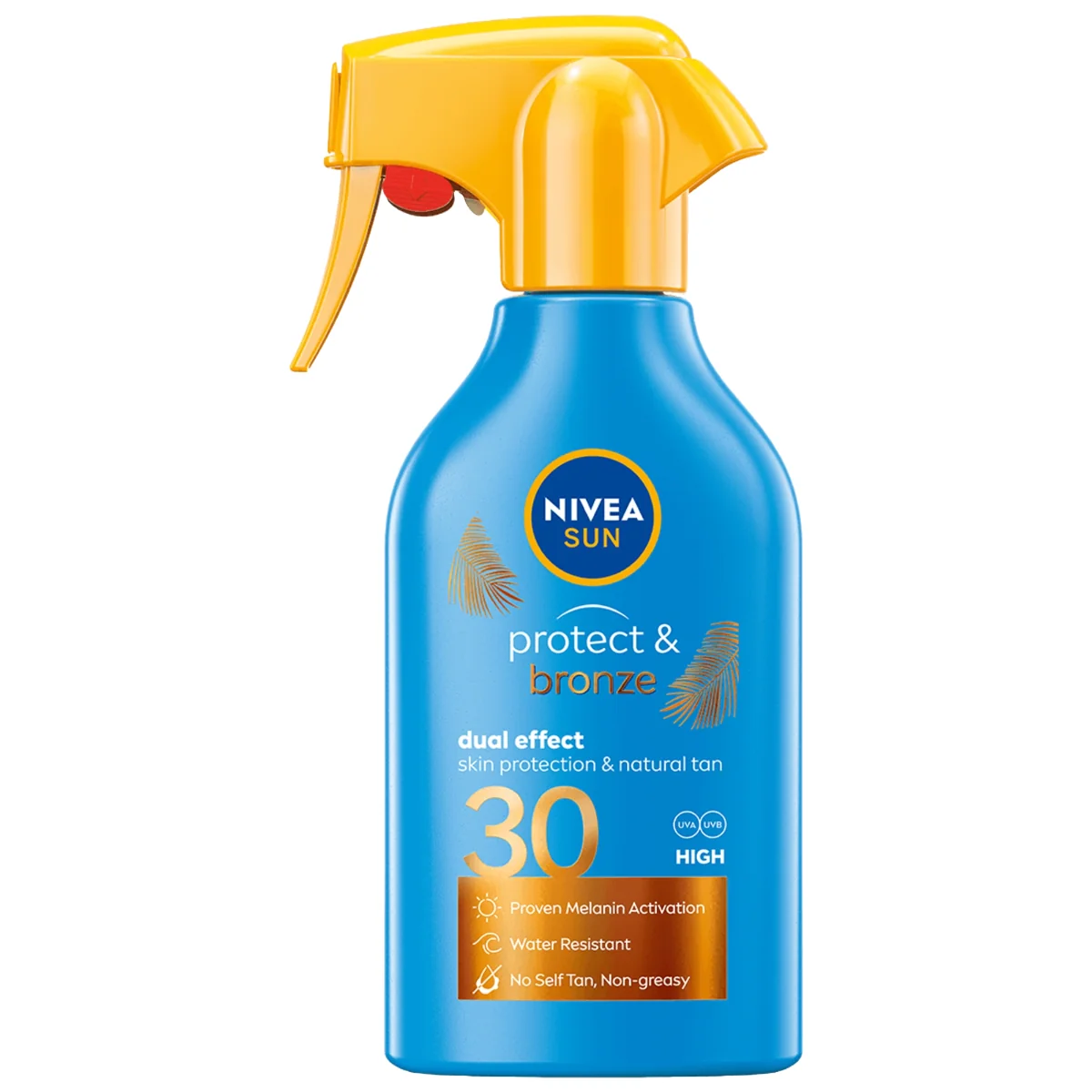 Spray cu protectie solara SPF30 Protect & Bronze Trigger, 270ml, Nivea