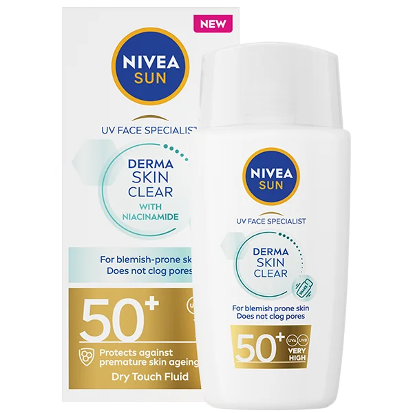 Fluid pentru fata cu niacinamida si protectie solara SPF50+, 40ml, Nivea