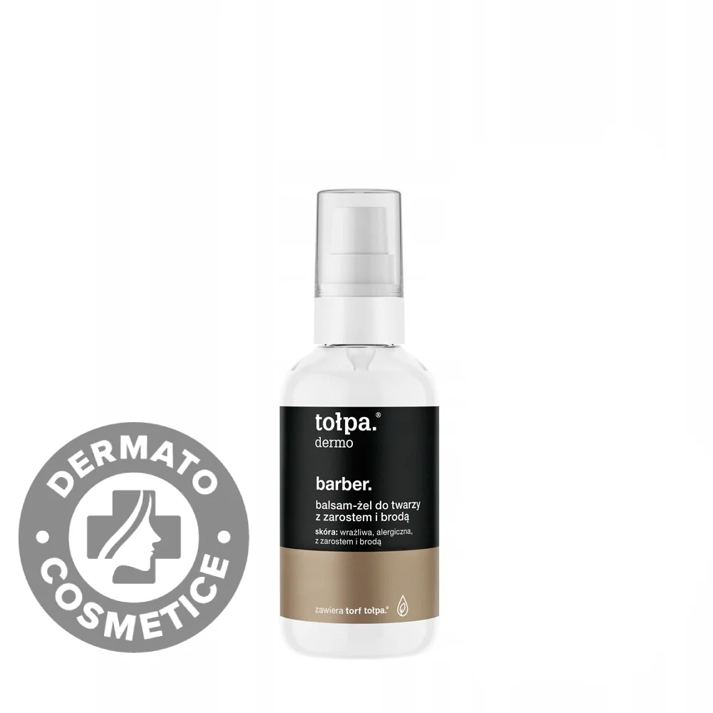 Balsam gel pentru fata si barba Dermo Men Barber, 100ml, Tolpa