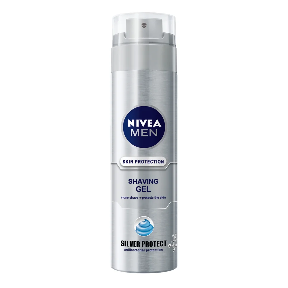 Gel de ras Men Silver Protect, 200ml, Nivea