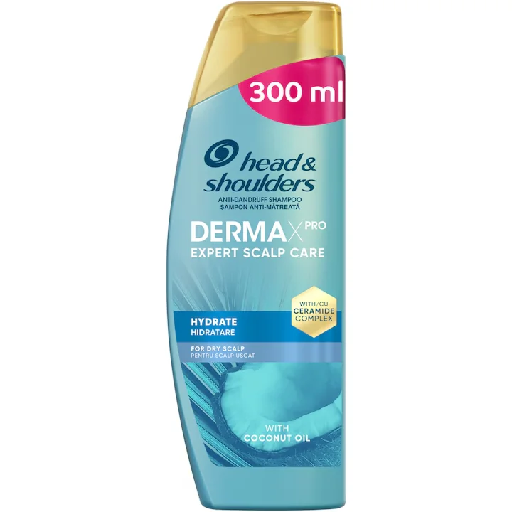 Sampon anti-matreata hidratant pentru scalp uscat Derma X Pro, 300ml, Head & Shoulders